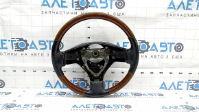 Руль голый Lexus RX300 RX330 RX350 RX400h 04-09 черная кожа, с деревом, царапины
