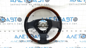 Руль голый Lexus RX300 RX330 RX350 RX400h 04-09 черная кожа, с деревом, царапины