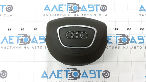 Подушка безопасности airbag в руль водительская Audi Q5 8R 13-17 коричневая, облез хром