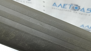 Garnitură prag, față, dreapta, interior, Audi Q5 8R 09-17, maro, zgârieturi, prindere spartă