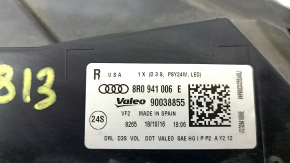 Фара передняя правая в сборе Audi Q5 8R 13-17 рест, ксенон, песок, паутинка