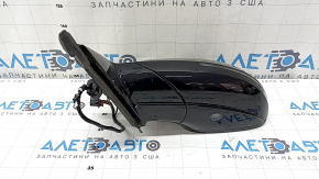 Зеркало боковое левое в сборе Audi Q5 8R 09-17 15 + 2 пинов, BSM, автозатемнение, автосклад, поворотник, подогрев, подсветка, черное