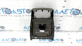 Decorație consola centrală spate Audi Q5 8R 09-17 completă, zgârieturi, elemente de fixare rupte