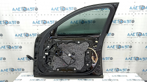 Дверь в сборе передняя правая BMW 5 G30 17-23 keyless, черный 668, царапины на молдинге, тычка