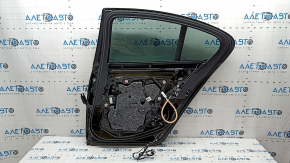 Дверь в сборе задняя правая BMW 5 G30 17-23 keyless, ручка с хром молдингом, черный 668