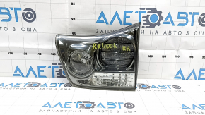 Фонарь внутренний крышка багажника правый Lexus RX350 RX400h 06-08 рест темный, под полировку