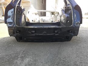 Задняя панель Audi Q3 8U 15-18 2 части, черная, на кузове
