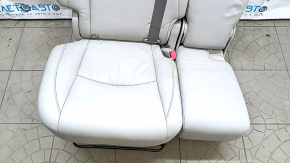 Заднее сидение правые Lexus RX300 RX330 RX350 RX400h 04-09 кожа серое, с ремнем, под химчистку, пожелтел пластик