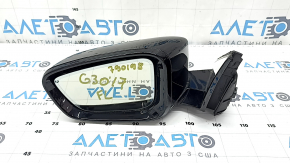 Зеркало боковое левое в сборе BMW 5 G30 17-23 5 пинов, подогрев, поворотник, автозатемнение, черное