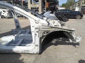 Sfert dreapta fata Hyundai Sonata 11-15 alb, pe caroserie, denivelari