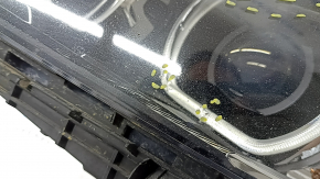 Фара передняя левая в сборе BMW 5 G30 17-20 LED Corona Rings S524A с креплением, паутинка, царапины