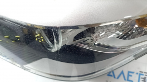 Фара передняя левая в сборе BMW 5 G30 17-20 LED Corona Rings S524A с креплением, паутинка, царапины