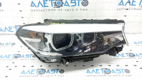 Фара передняя правая в сборе BMW 5 G30 17-20 LED Corona Rings S524A с креплением, царапины, паутинка