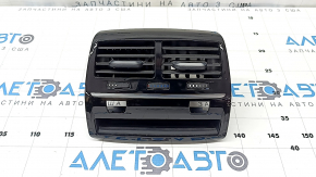 Deflector de conducte de aer pentru consola centrala BMW 5 G30 17-20 negru lucios cu crom, pentru scaune incalzite