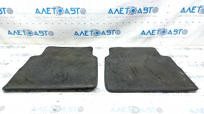 Set covorașe Hyundai Sonata 11-15 pânză neagră, hibrid, pentru curățare chimică