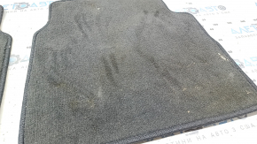 Set covorașe Hyundai Sonata 11-15 pânză neagră, hibrid, pentru curățare chimică