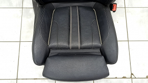 Пассажирское сидение BMW 5 G30 17-20 с airbag, электрическое, подогрев, кожа Dakota, черная, Sport
