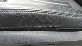 Водительское сидение BMW 5 G30 17-20 с airbag, электрическое, подогрев, кожа Dakota, черная, Sport, потерто, потрескано