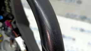 Руль голый BMW 5 G30 17-22 кожа черная, Sport с подогревом, с пластиной сигнала, под лепестки, расклеился, под чистку, царапины