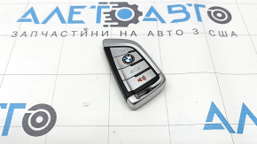 Ключ BMW 5 G30 17-23 smart, 4 кнопки, светлое жало, царапины, тычки