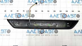 Garnitură prag, exterior față stânga BMW 5 G30 17-20 Sport Line, cu iluminare din spate, coroziune, ornamente dezlipite