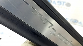 Garnitură prag, exterior față dreapta BMW 5 G30 17-20 Sport Line, cu iluminare din spate, coroziune, ornamente dezlipite