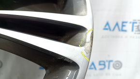 Диск колесный R18 8J ET:30 BMW 5 G30 17-23 серый, бордюрка, коррозия, полез лак