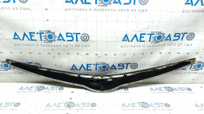 Решетка радиатора grill Hyundai Sonata 11-15 hybrid, с эмблемой, полез лак, песок