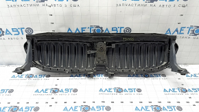 Решетка радиатора grill в сборе BMW 5 G30 17-20 с жалюзи дефлектором радиатора, хром, песок