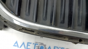 Решетка радиатора grill в сборе BMW 5 G30 17-20 с жалюзи дефлектором радиатора, хром, песок
