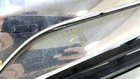 Решетка радиатора grill со значком Toyota Camry v50 12-14 hybrid usa LE, песок, тычка