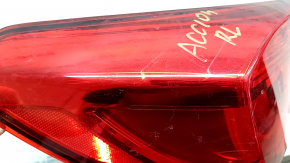 Фонарь внешний крыло левый Honda Accord 18-20 hybrid, царапины