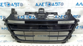 Решетка радиатора Honda Accord 18-20 черный глянец, тычки, песок