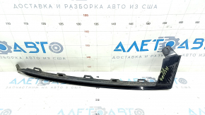 Ресничка переднего бампера левая Honda Accord 18-20 под фарой, черный глянец, царапины