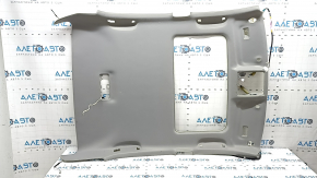 Обшивка потолка Toyota Camry v40 10-11 серая, под люк, залом, под чистку, обрезана проводка, отклеилась ткань