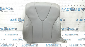 Toyota Camry v40 10-11 tapiterie spatar scaun pasager cu incalzire, piele gri, stricata, necesita curatare