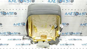 Обшивка спинки пассажирского сиденья Toyota Camry v40 10-11 с подогревом, кожа серая, примято, под чистку