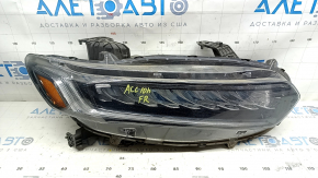 Фара передняя правая голая Honda Accord 18-22 Touring, hybrid, песок