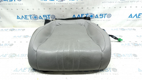 Partea inferioară tapițerie scaun șofer Honda Accord 18-22 piele gri, încălzită, ventilată, perforată