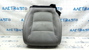 Tapițerie scaun pasager partea inferioară Honda Accord 18-22 piele gri, încălzită, ventilată, perforată