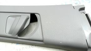 Накладка центральной стойки верхняя ремень правая Toyota Camry v40 серая, потерта
