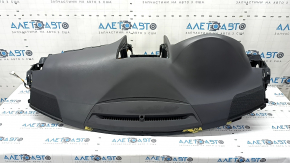 Торпедо передняя панель с AIRBAG Toyota Camry v40 темно-серая, ржавый пиропатрон