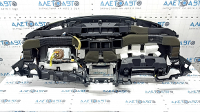 Торпедо передняя панель с AIRBAG Toyota Camry v40 темно-серая, ржавый пиропатрон