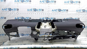 Торпедо передняя панель с AIRBAG Toyota Prius 50 Prime 17-22 черная под большой дисплей, под чистку