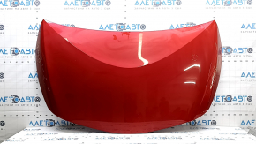 Капот голый Toyota Prius 50 Prime 17-22 алюминий, красный 3T7, тычка