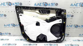 Garnitura portiera fata dreapta Ford Escape MK4 23-24 negru, St-line, cu maner, cotiera piele neagra cu cusaturi rosii, turnare negru lucios carbon, zgarieturi