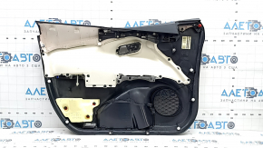 Garnitură uși față dreapta Toyota Prius 50 Prime 17-22 negru, inserție piele neagră, cotieră piele neagră, zgârieturi