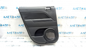 Garnitură uși spate stânga Jeep Patriot 11-17 negru cu inserție din plastic negru, cotieră plastic negru, zgârieturi, zgârieturi