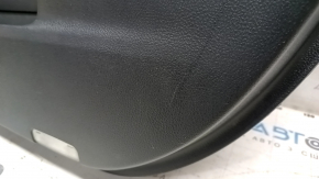 Cartela ornamente usi fata dreapta Toyota Camry v55 15-17 usa negru, cotiera piele neagra, inserare piele neagra, zgarieturi