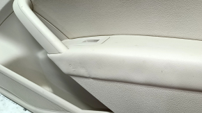 Cartela de ornamente usi fata dreapta VW Passat b7 12-15 SUA bej, cu insertie gri, cod cotiera bej, stricate, elemente de fixare rupte